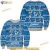 Detroit Lions Mickey Mouse Ugly Christmas Sweater, Mickey 3D Sweater
