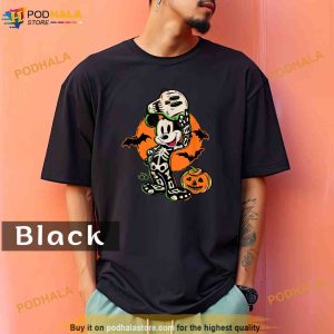 Disney 100 Mickey Skeleton Costume Comfort Colors Shirt