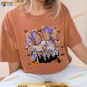Disney Princess Halloween Comfort Colors Shirt, Disney Halloween Women Shirt