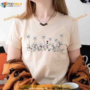 Disney Skeleton Halloween Comfort Colors Shirt, Mickey Jack Skellington Balloon Shirt