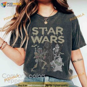 Disney Star Wars Halloween Shirt, Disney Skeleton Halloween Shirt, Disney Star Wars Shirt
