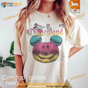 Disneyland Halloween Comfort Colors Shirt, Mickey Pumpkin Shirt, Spooky Season Shirt