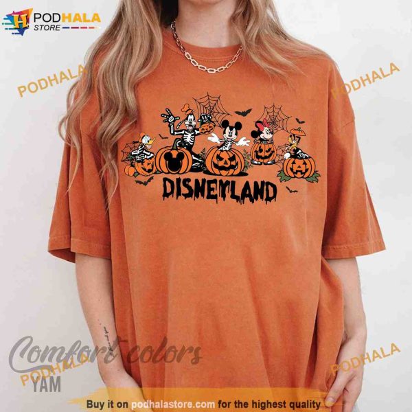 Disneyland Halloween Comfort Colors Shirt, Mickey and Friends Halloween Shirt, Mickey Halloween Shirt
