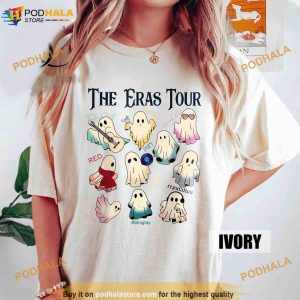 Eras Tour Ghost Halloween Comfort Colors Shirt In My Horror Eras Tee 3