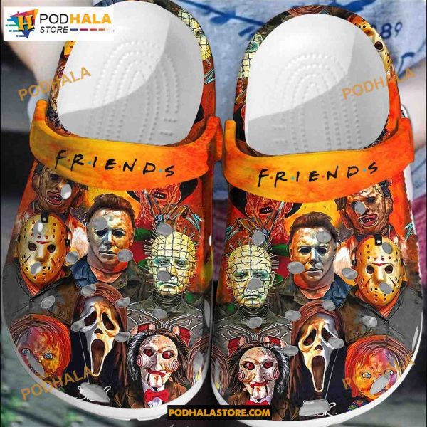 FRIENDS Horror Movie Film Adults Clog Shoes Halloween Crocs