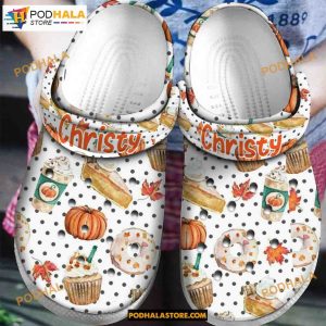 Fall Things Pumpking Rubber Crocs Clog Shoes Comfy Footwear, Adults Kids Halloween Crocs