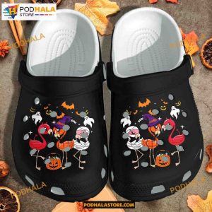 Flamingo Witch Ghost Mummy Cosplay Adults Kids Halloween Crocs