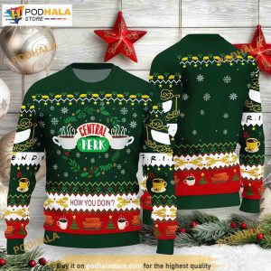 Friends 3D Funny Womens Christmas Sweaters