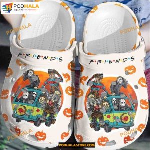 Friends Honor Character Halloween Clogs Shoes, Adults Kids Halloween Crocs