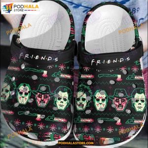 Friends Horror Crocs Clog Shoes, Adults Kids Halloween Crocs