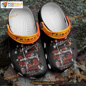 Friends Horror Movie Halloween Classic Clogs Crocs Shoes, Adults Kids Halloween Crocs