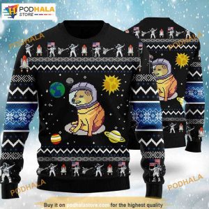 Funny Cheems Meme Ugly Holiday Sweaters