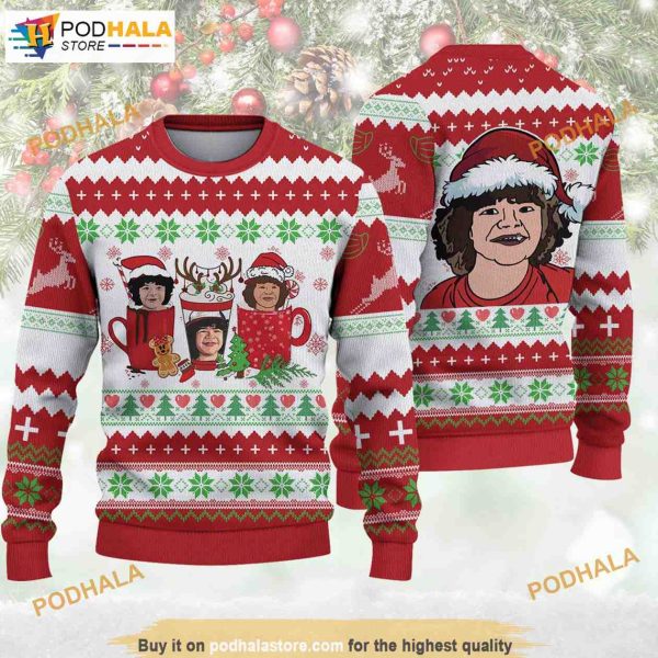 GMatarazzoLove Knitted Xmas 3D Naughty Ugly Christmas Sweater