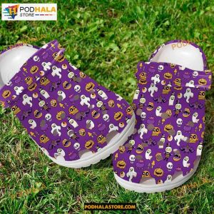 Ghost Halloween Classic Clogs Shoes Halloween Crocs