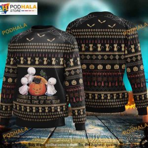 Ghost Halloween Funny Womens Christmas Sweaters
