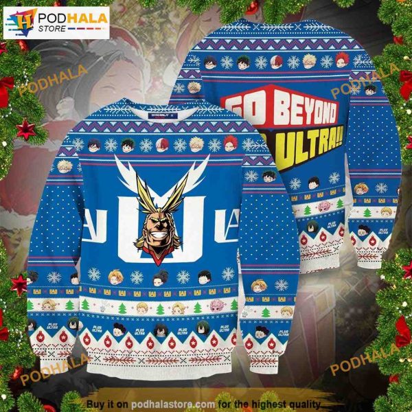 Go Beyond, Plus Ultra Woolen 3D Naughty Ugly Christmas Sweater