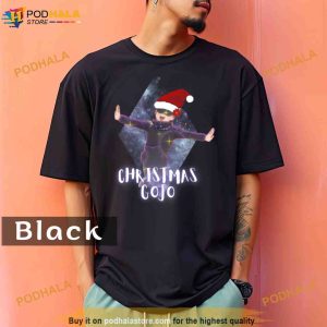 Gojo Jujustu Kaisen Christmas Comfort Colors Shirt 1