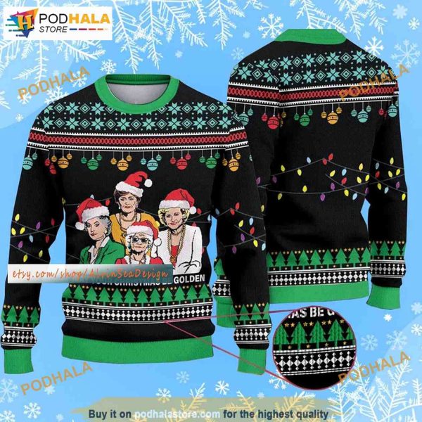 Golden Girls Fan 3D Family Ugly Christmas Sweaters
