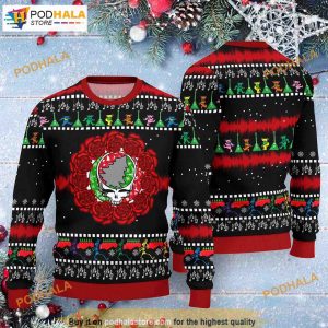 Grateful Dead 3D Naughty Ugly Christmas Sweater