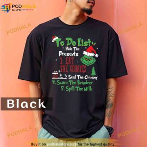 Grinch To Do LisComfort Colors Shirt 2