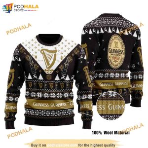 Guinness Beer Merry Naughty Ugly Sweater