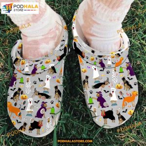 Halloween Airedale Terrier Dog Crocband Clogs Halloween Crocs