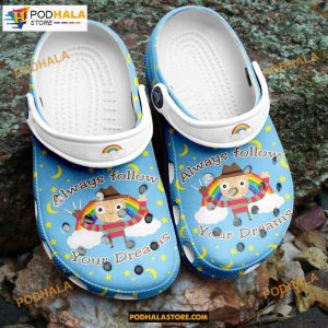 Halloween Always Follow Your Dreams Freddy Krueger Crocband Clogs Halloween Crocs