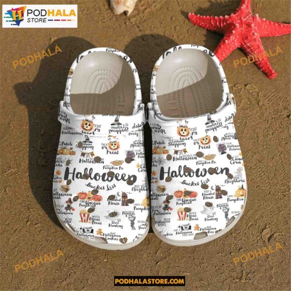 Halloween Bucket List Crocband Clogs Halloween Crocs