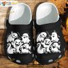 Halloween Creepy Ghost Kawaii Manga Anime Crocband Clogs Shoes Halloween Crocs