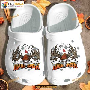 Halloween Cute Ghost With Classic Clogs Shoes Halloween Crocs