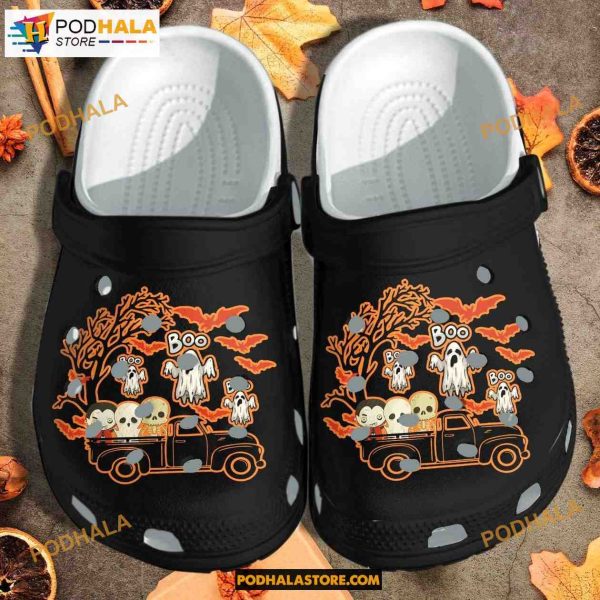 Halloween Driving Monsters Crocband Clogs Shoes Halloween Crocs