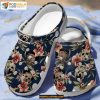 Halloween Floral Horror Villains Top Killer Characters Movie Crocband Clogs Halloween Crocs