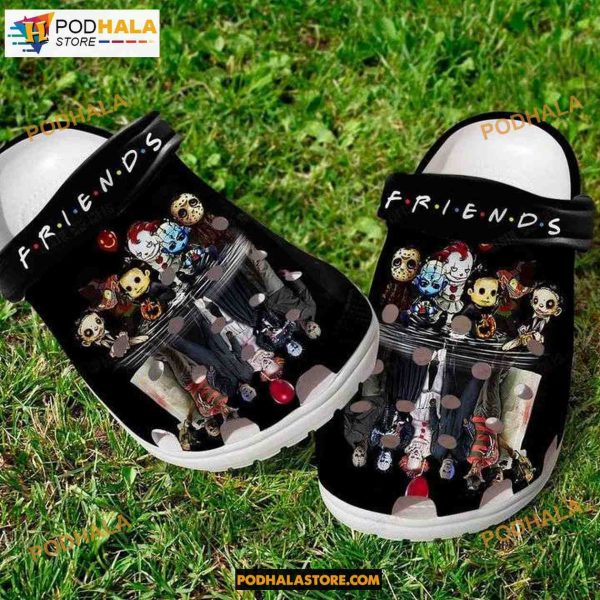 Halloween Friends Horror Characters Movie Crocband Clogs Shoes Halloween Crocs