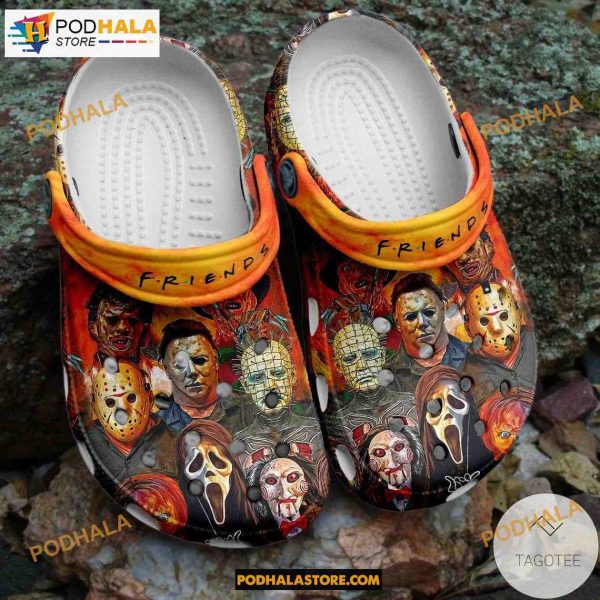 Halloween Friends Horror Movie Characters Crocband Clogs Halloween Crocs