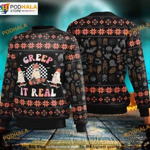 Halloween Ghost Funny Womens Christmas Sweaters