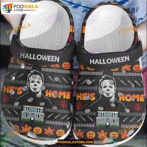 Halloween Pumpkin Michael Myers Adults Kids Halloween Crocs