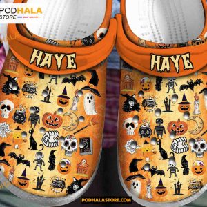 Halloween Things Pumpkin Classic Water Rubber Clog Shoes Halloween Crocs