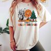 Happy Hallothanksmas Comfort Colors Shirt, Winter Clothing Halloween Tee