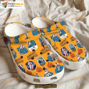 Happy Jason Voorhees Crocband Clogs Halloween Crocs