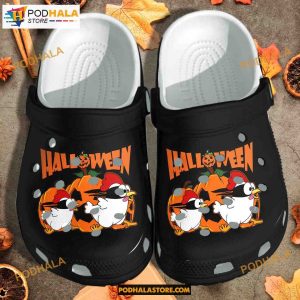 Happy Little Chickens Custom Clog Shoes Pumpkin Halloween Crocs