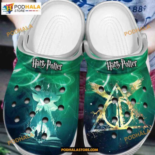 Harry Potter Deathly Hallows Adults Clog Shoes Halloween Crocs