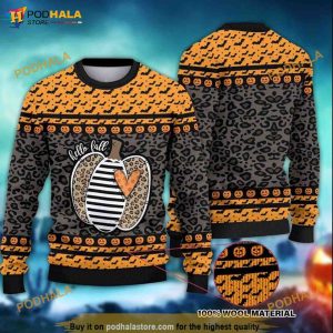 Hello Fall Its Yall Pumpkin 3D Funny Ugly Sweater, Funny Christmas Presents