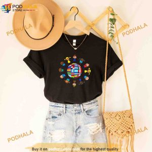 Hispanic Heritage Month Kids Boy Girl Toddler Latino Art Fun Shirt 1