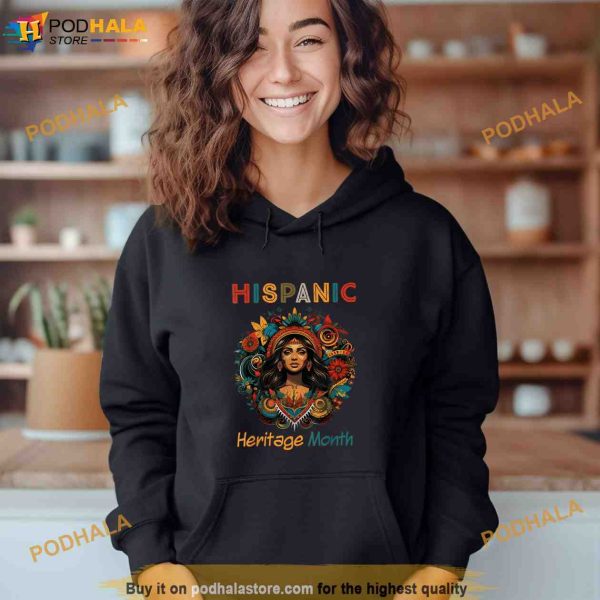 Hispanic Heritage Month Proud Hispanic Girl Women Shirt