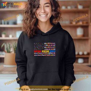 Israel Flag Shaped Unisex Sweatshirt Long Sleeve Hooded Pullover