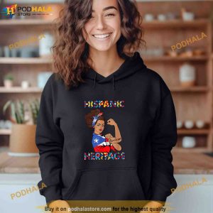 Hispanic Heritage Month Women Puerto Rico Shirt 2
