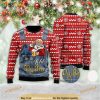 Ho Ho Hold My Beer Santa 3D Christmas Zip 3D Funny Ugly Sweater