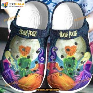 Hocus Pocus Colorful Crocband Clogs Halloween Crocs