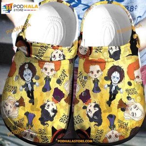 Hocus Pocus Crocband Clogs Halloween Crocs, Halloween Gift Ideas