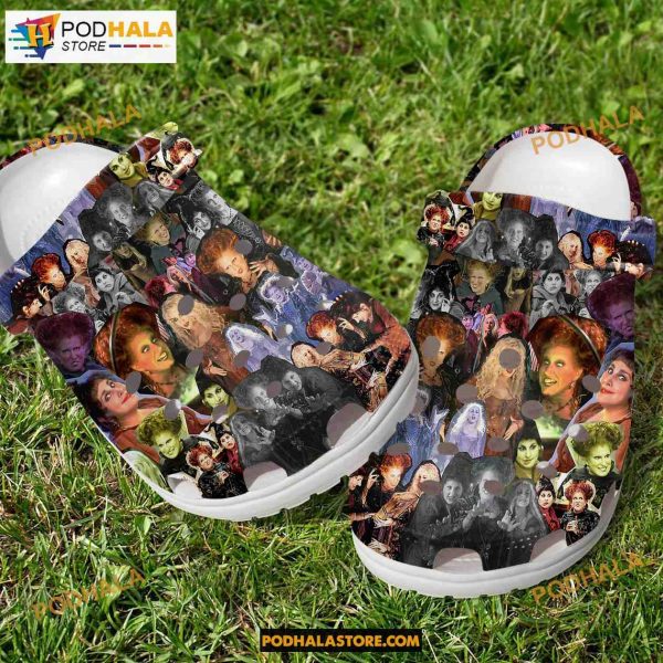 Hocus Pocus Crocband Clogs Kids Adult Halloween Crocs, Halloween Gift Ideas